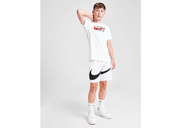 Nike Shorts Basketball Junior - White/University Red/Black, White/University Red/Black