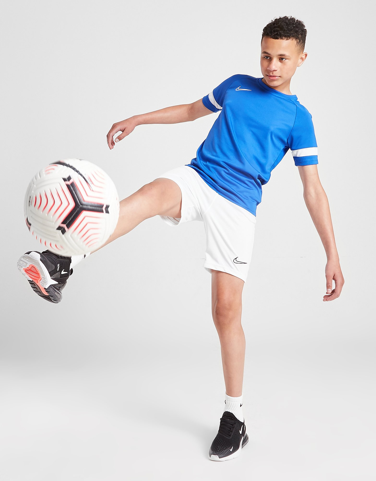 

Nike Academy Short Sleeve T-Shirt Junior - Game Royal/White/White/White - Kids, Game Royal/White/White/White