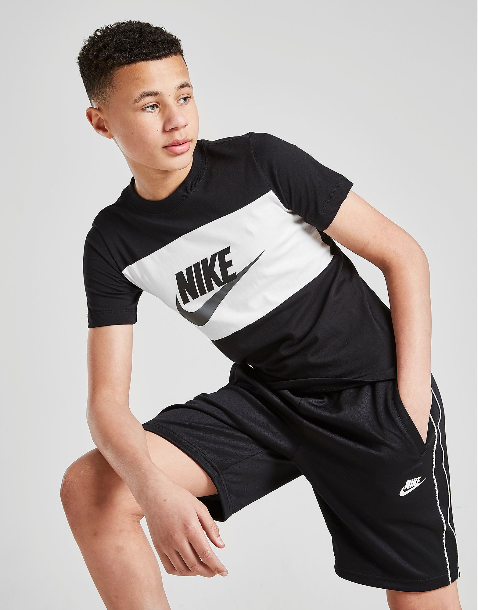 

Nike Sportswear T-Shirt Junior - Black/White - Kids, Black/White
