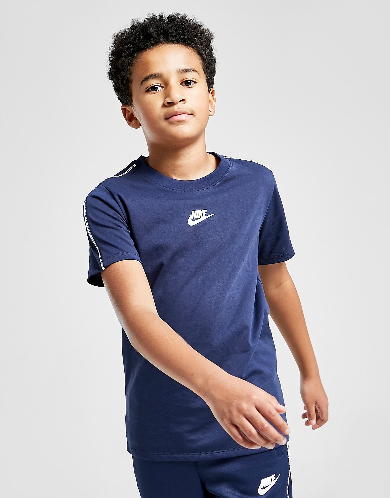 

Nike Tape T-Shirt Junior - Navy/White - Kids, Navy/White