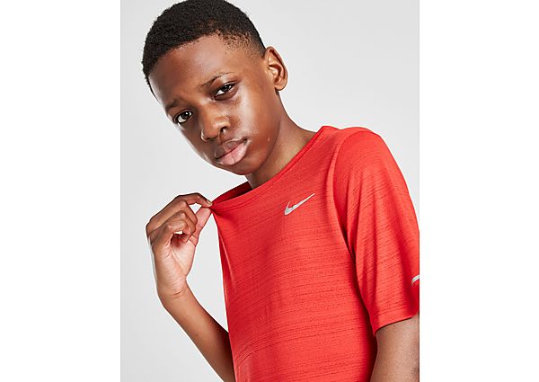 Nike T-shirt Miler Junior - University Red, University Red
