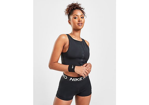 Nike Débardeur à brassière intégrée Nike Pro pour Femme - Black/Black/Pure Platinum, Black/Black/Pur