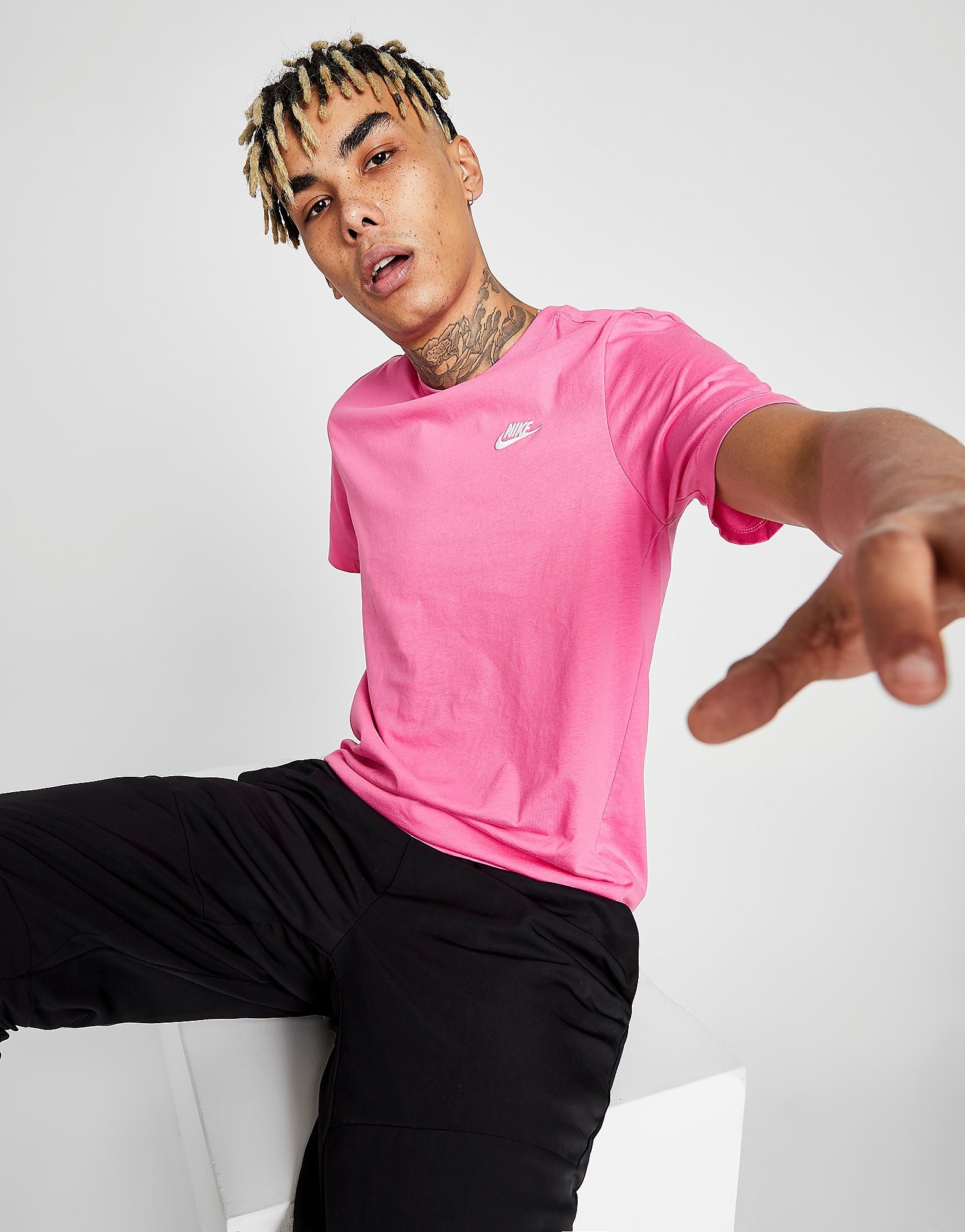 

Nike Core T-Shirt - Pinksicle/White - Mens, Pinksicle/White