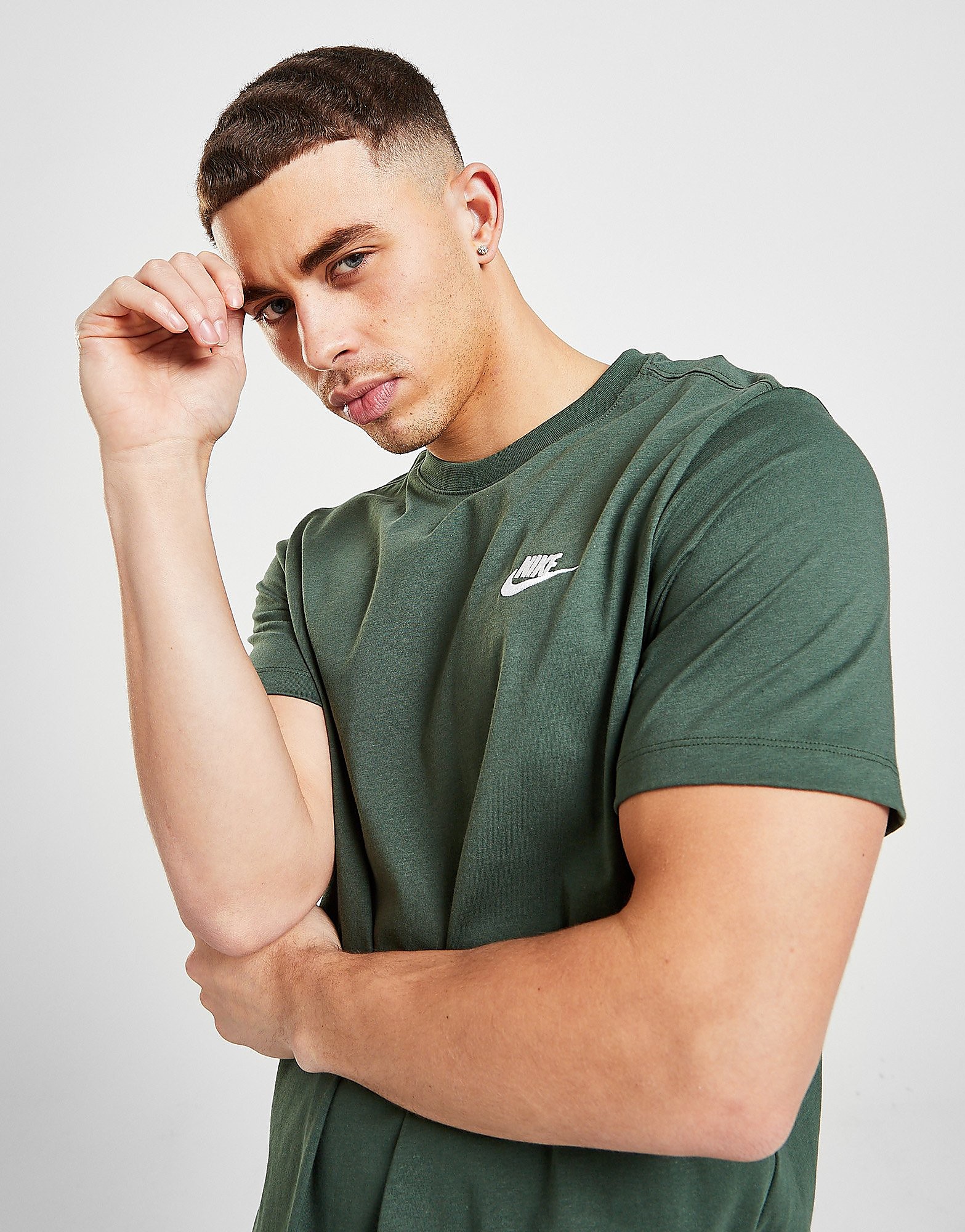 

Nike Club T-Shirt - Galactic Jade/White - Mens, Galactic Jade/White