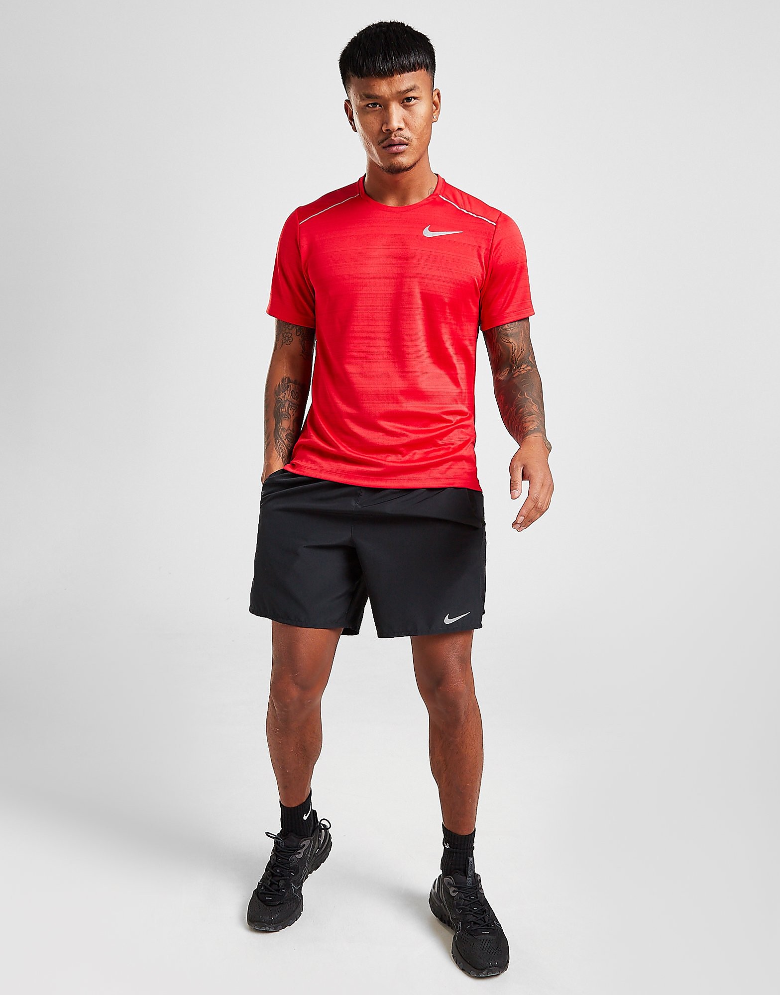Nike Calções Challenger Brief Lined Running - Preto - Mens, Preto