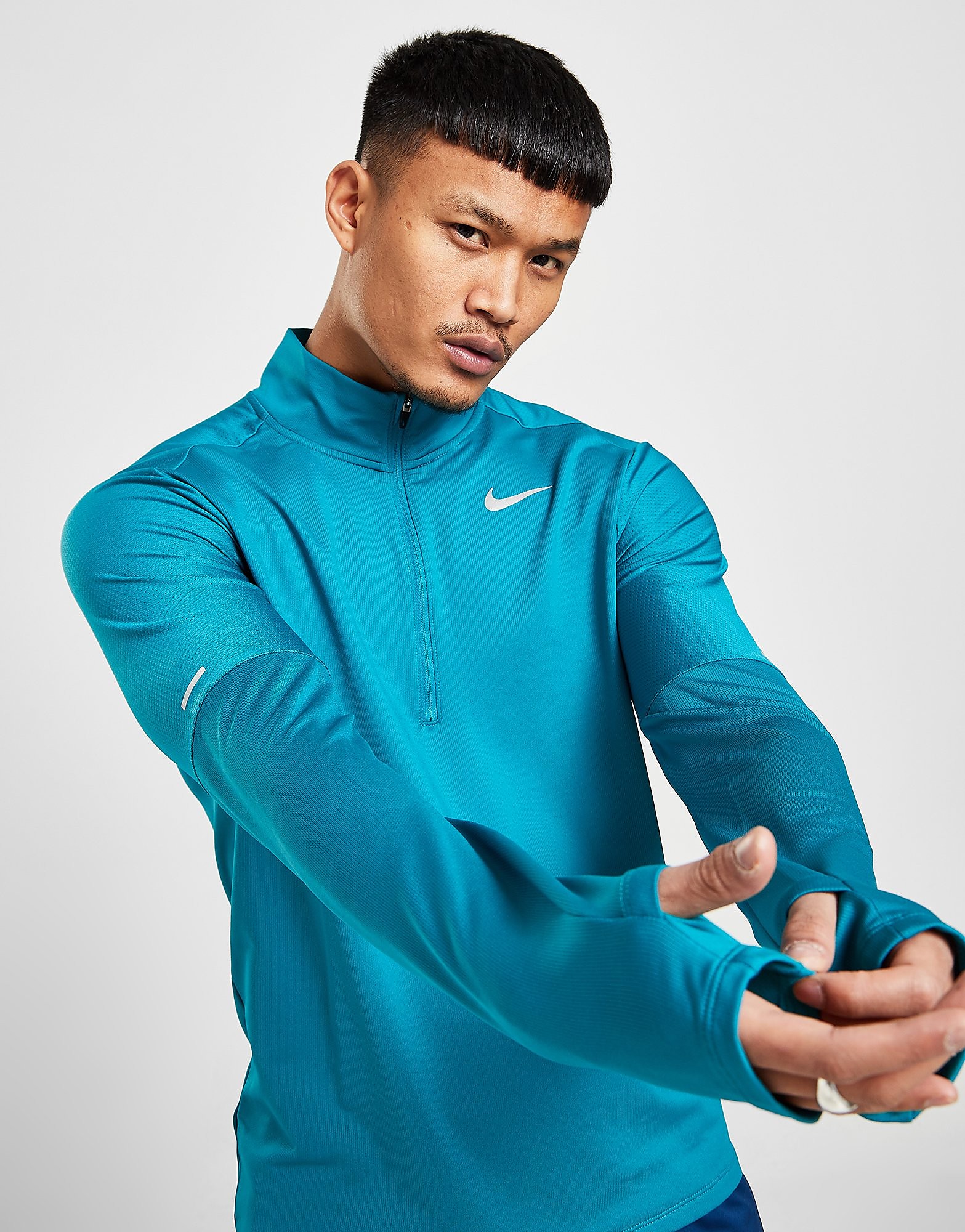 Nike Element 3.0 1/2 Zip Top - Blue - Mens, Blue