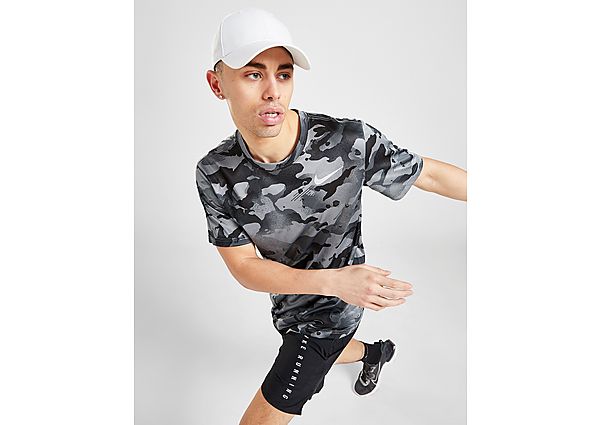 Nike Tee-shirt de training camouflage Nike Dri-FIT pour Homme - Smoke Grey/Grey Fog, Smoke Grey/Grey