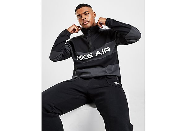 Nike Haut intermédiaire à demi-zip Nike Air pour Homme - Black/Dark Smoke Grey/White, Black/Dark Smo