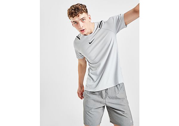 Nike Haut à manches courtes Nike Pro pour Homme - Light Smoke Grey/Heather/Black, Light Smoke Grey/H