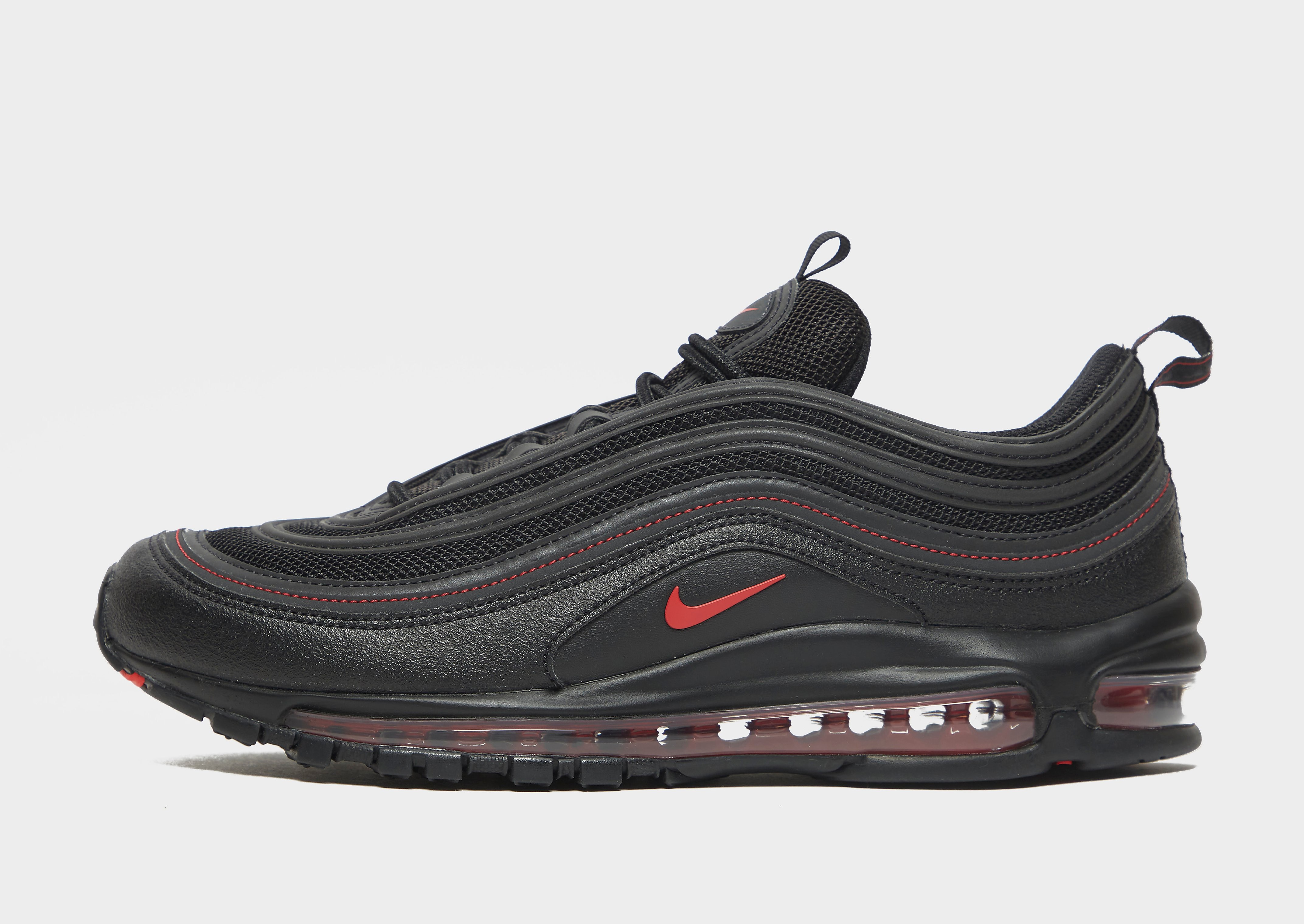 

Nike Air Max 97 - Only at JD - Black/Dark Smoke Grey/University Red - Mens, Black/Dark Smoke Grey/University Red