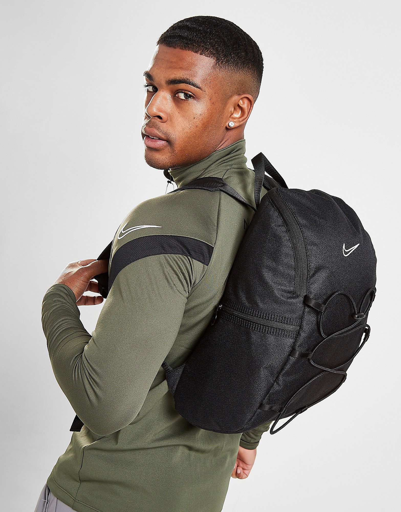 

Nike One Training Backpack - Black/Black/White - Kids, Black/Black/White