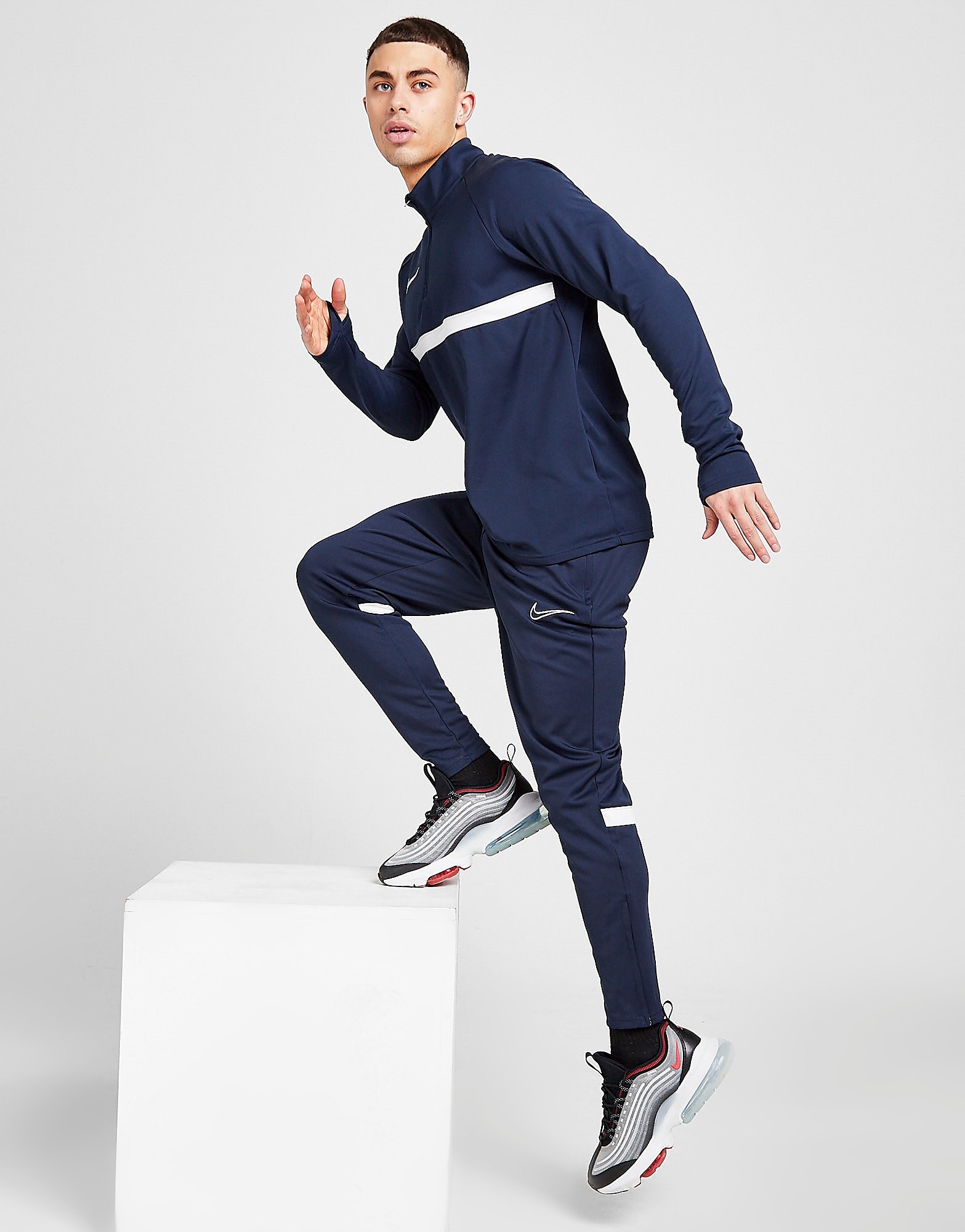 

Nike Academy Essential Track Pants - Obsidian/White/White/White - Mens, Obsidian/White/White/White