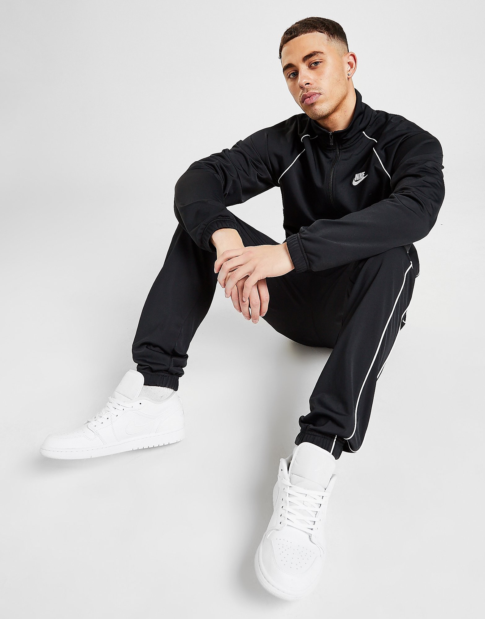 

Nike Griffin Tracksuit - Black/White/White - Mens, Black/White/White