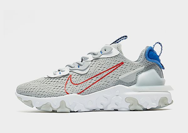 Nike Chaussure Nike React Vision pour Homme - Light Smoke Grey/Pure Platinum/White/University Red, L