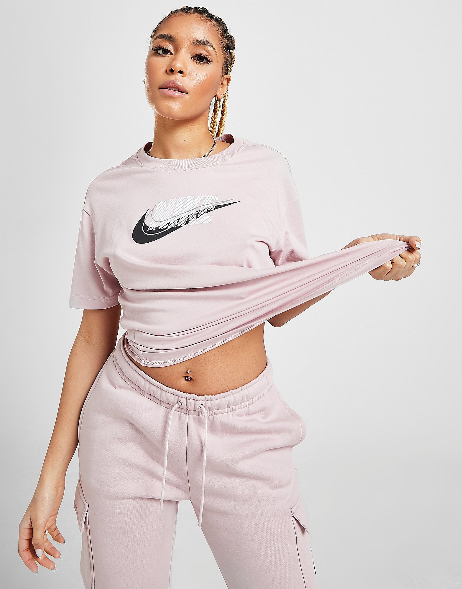

Nike Double Futura T-Shirt - Only at JD - Champagne - Womens, Champagne