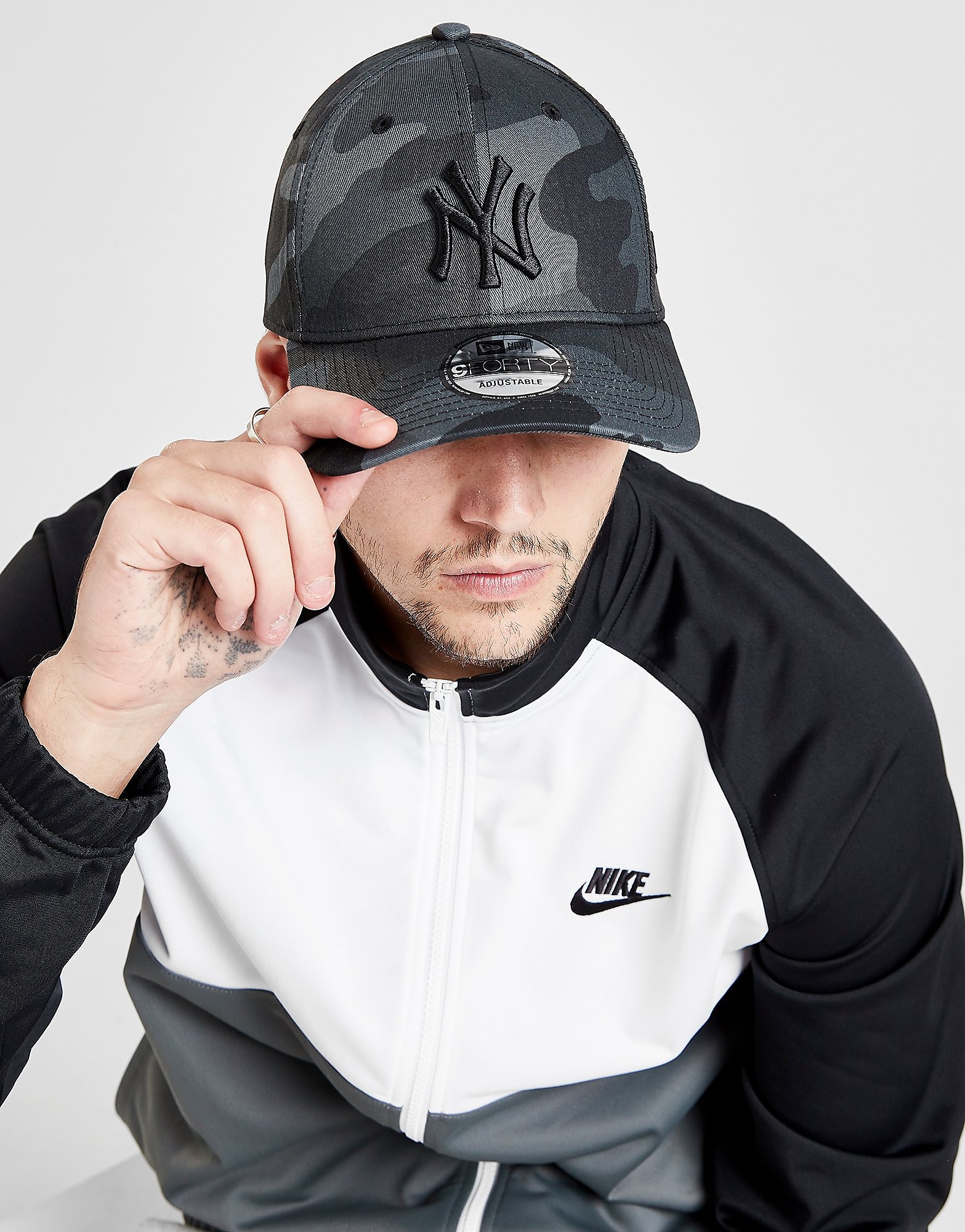 

New Era MLB 9FORTY New York Yankees Cap - Black/Grey - Womens, Black/Grey