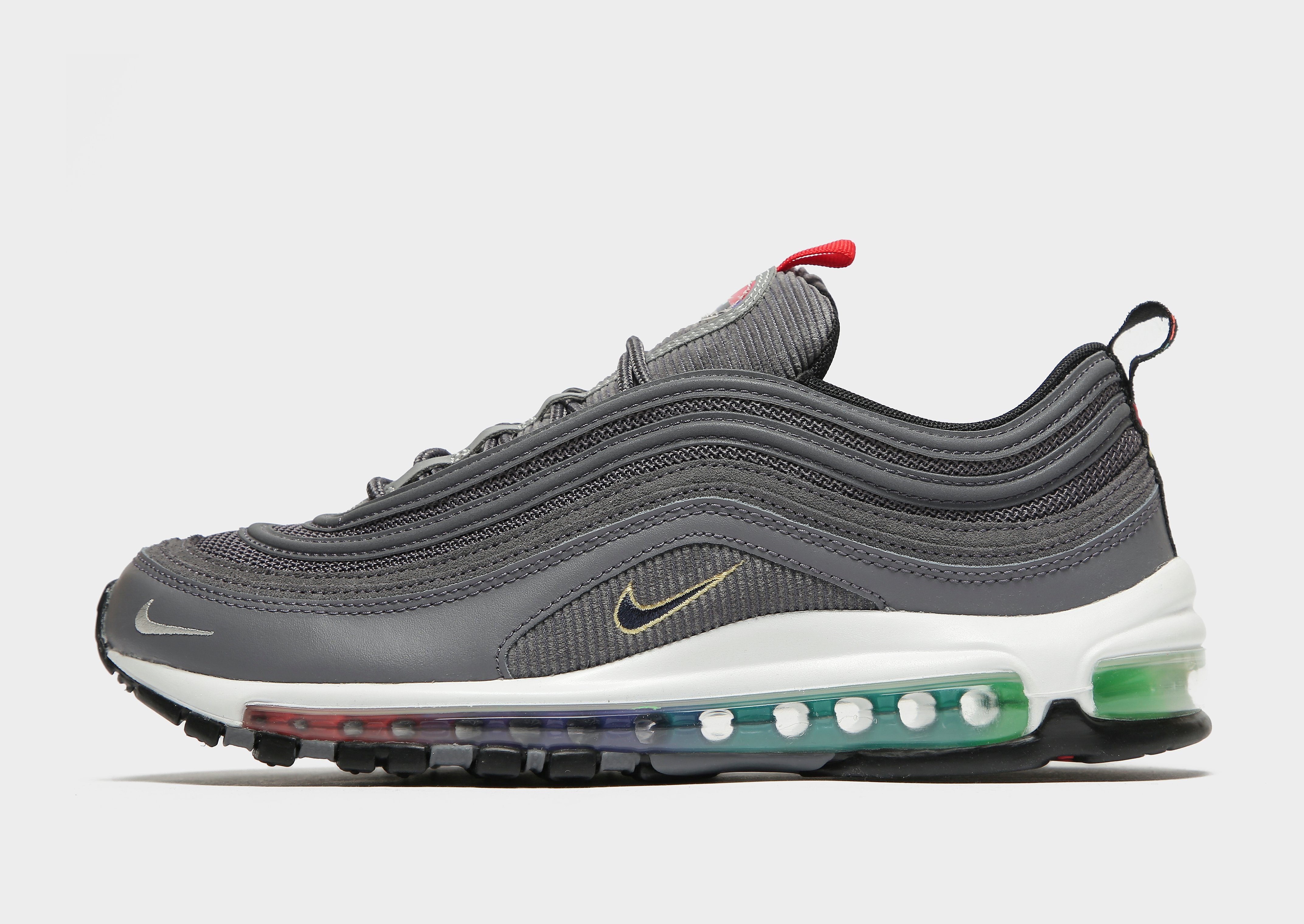 

Nike Air Max 97 - Light Graphite/Black/Persian Violet/Obsidian - Mens, Light Graphite/Black/Persian Violet/Obsidian