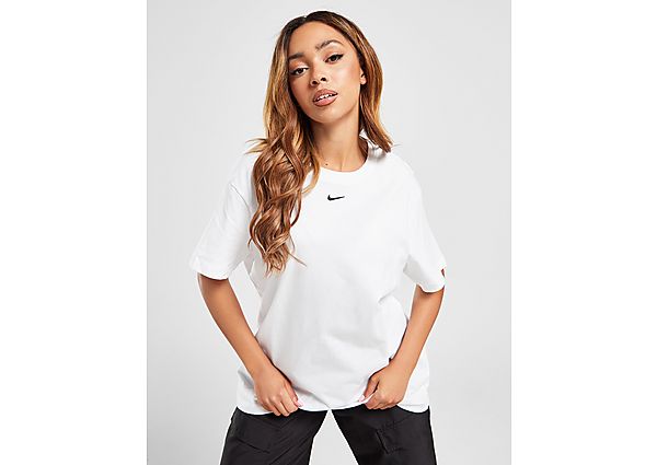 Nike Haut Nike Sportswear Essential pour Femme - White/Black, White/Black