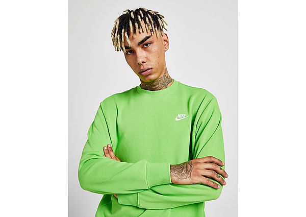 Nike Haut en molleton Nike Sportswear Club pour Homme - Mean Green/White, Mean Green/White