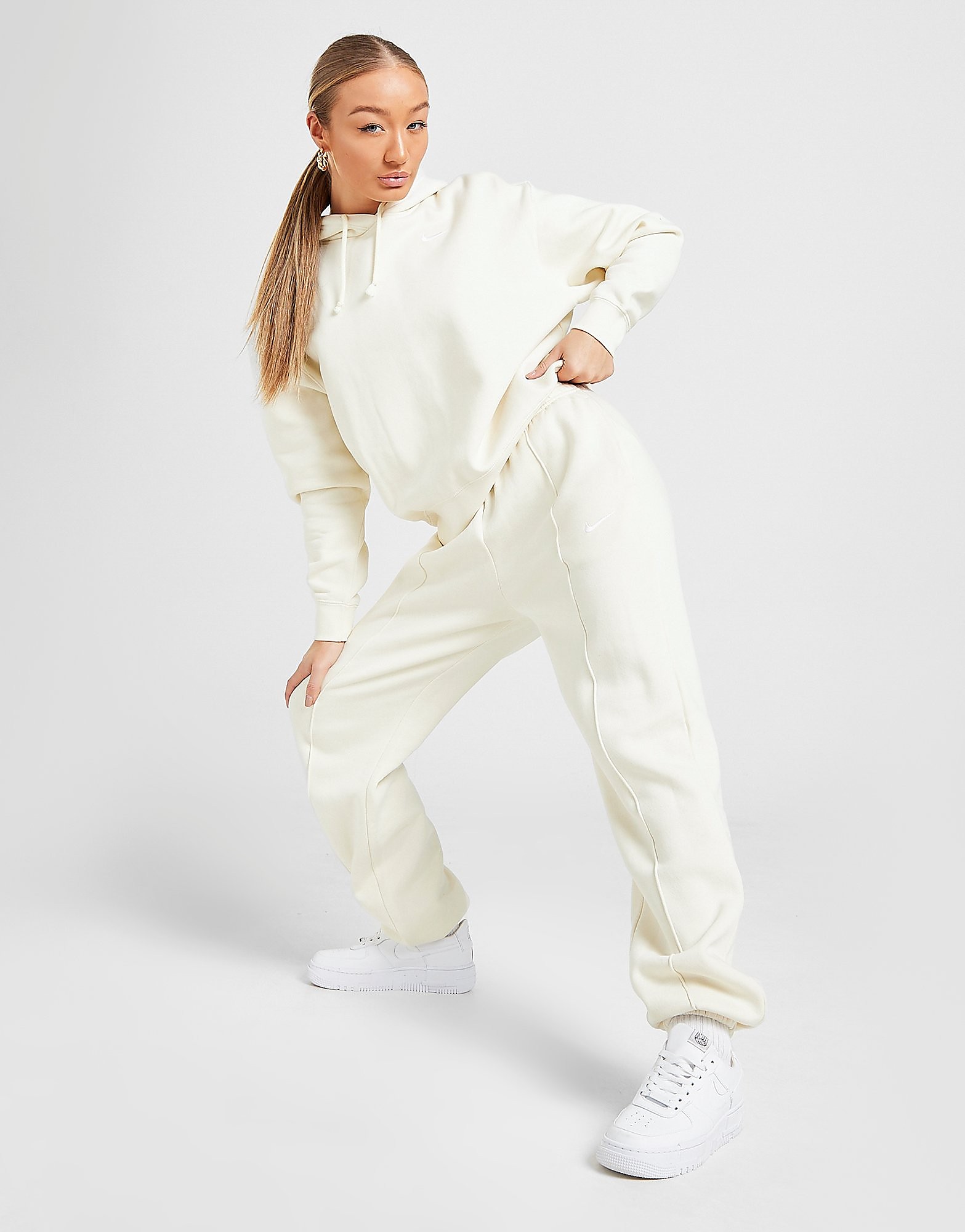 

Nike Sportswear Trend Fleece Joggers - Coconut Milk/White - Womens, Coconut Milk/White