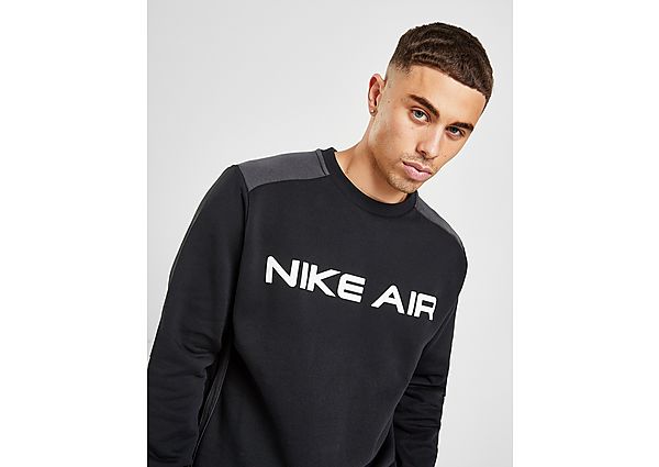 Nike Haut en tissu Fleece Nike Air pour Homme - Black/Dark Smoke Grey/White, Black/Dark Smoke Grey/W