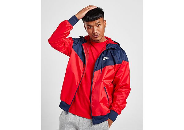 Nike Veste à capuche Nike Sportswear Windrunner pour Homme - University Red/Midnight Navy/University