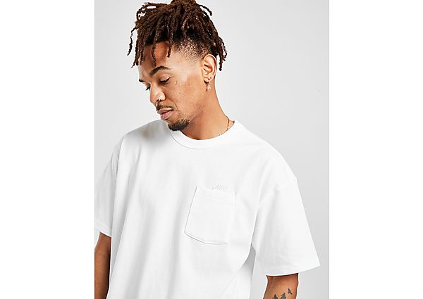 Nike Tee-shirt à poche Nike Sportswear Premium Essentials pour Homme - White/White, White/White