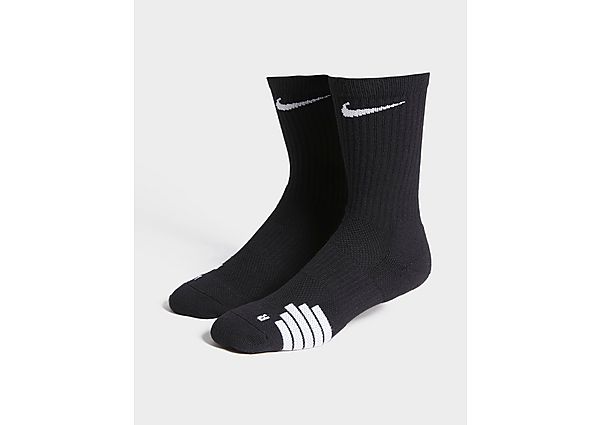 Nike Chaussettes de basketball Nike Elite Crew - Black/White/White, Black/White/White