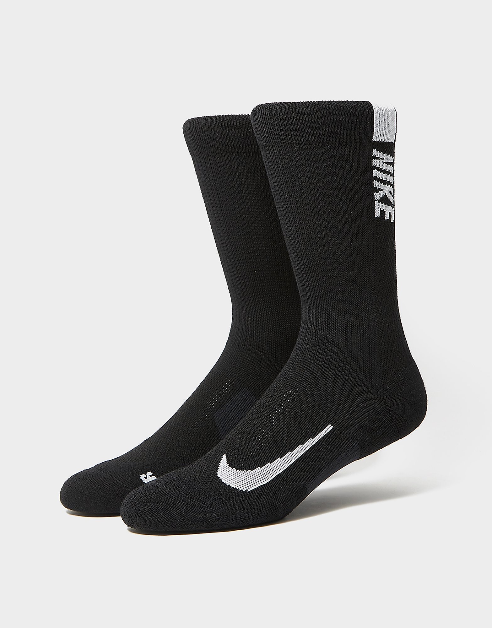 Nike multiplier-juoksusukat 2 kpl - mens, musta, nike
