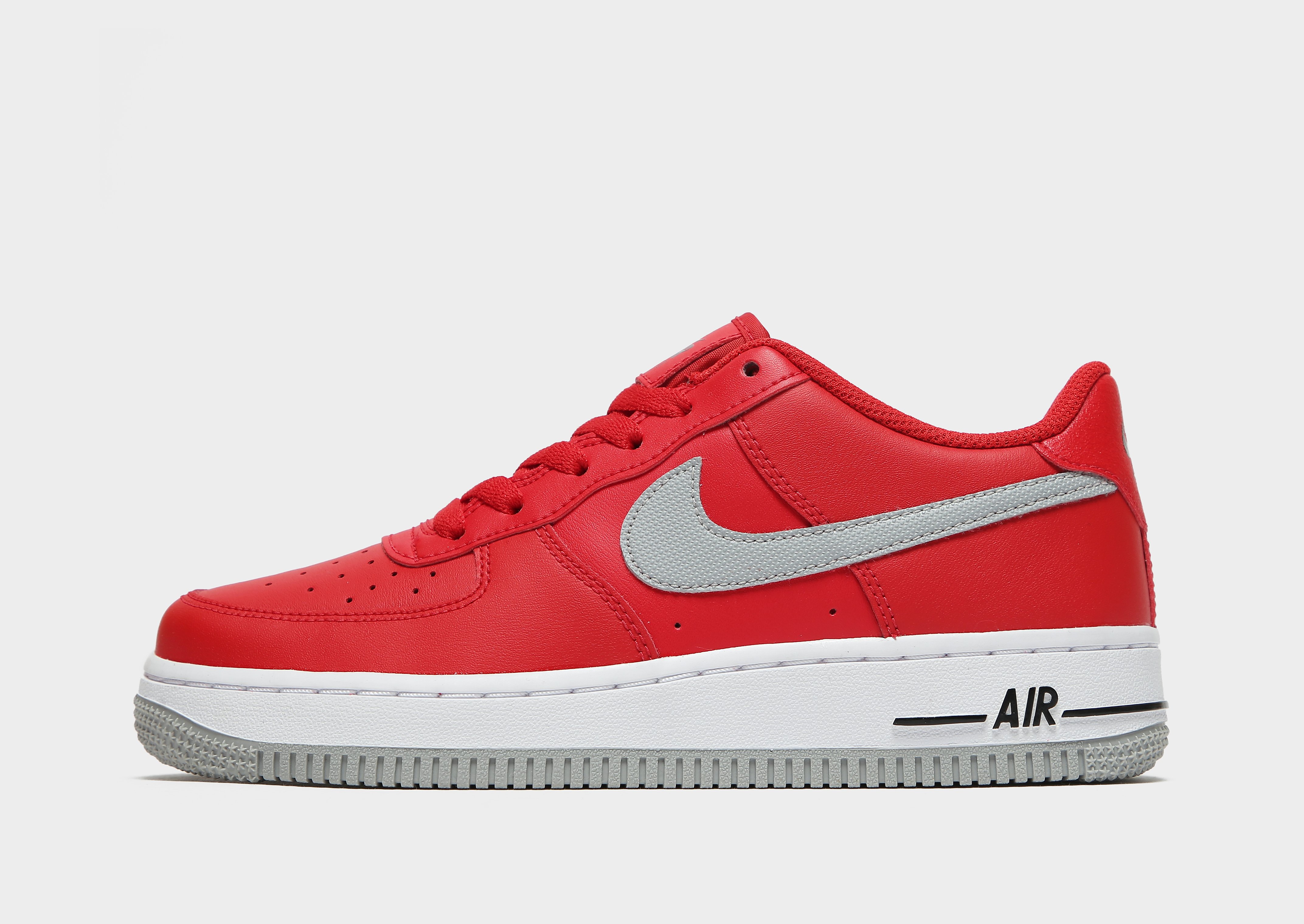 

Nike Air Force 1 Low Junior - Only at JD - University Red/Black/White/Light Smoke Grey - Kids, University Red/Black/White/Light Smoke Grey