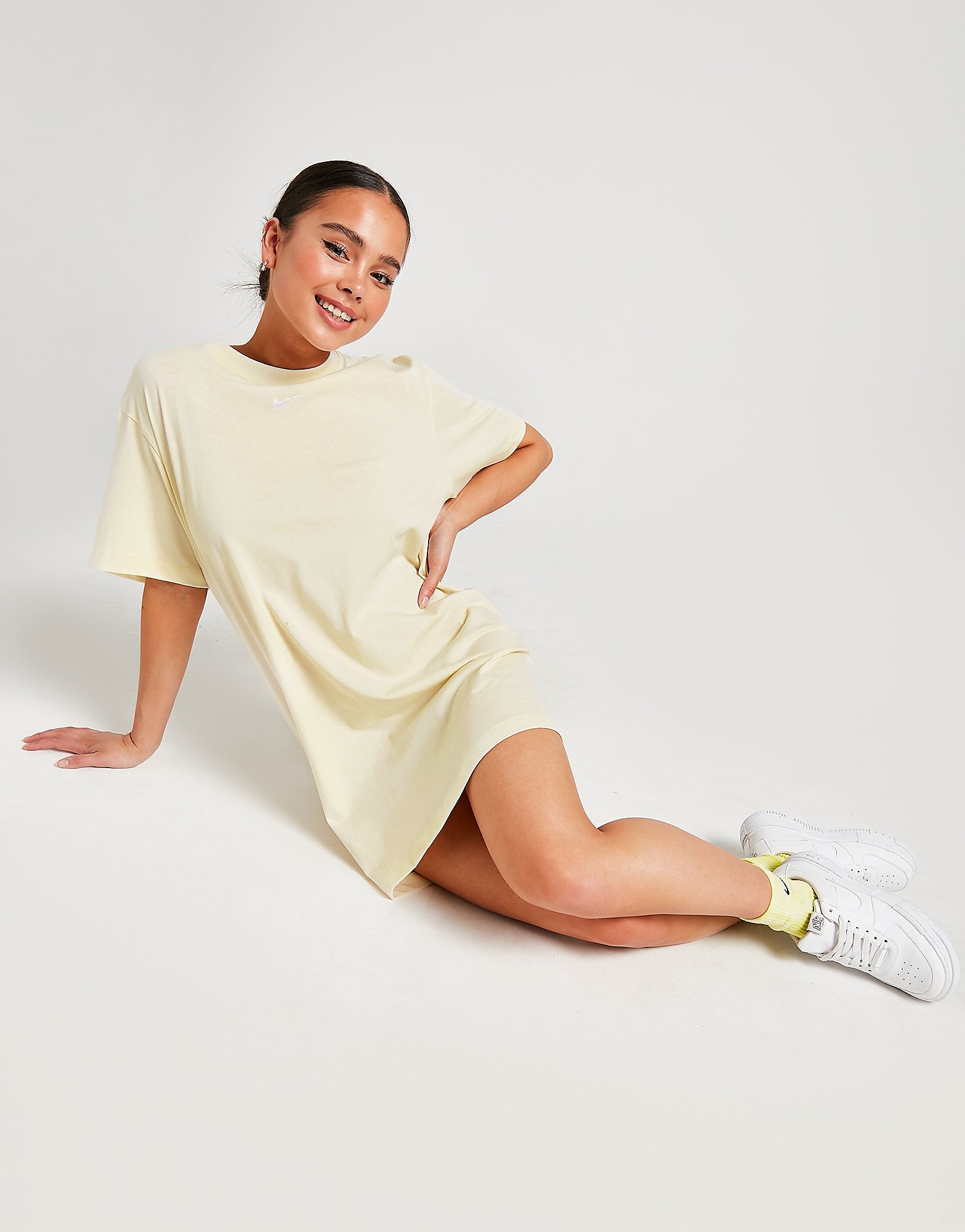 

Nike Essential T-Shirt Dress - Yellow - Womens, Yellow