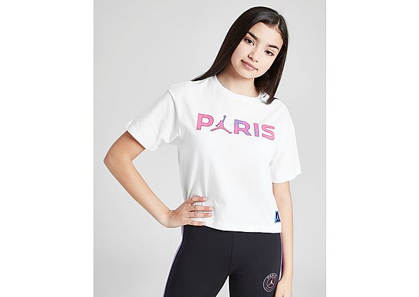 Jordan T-Shirt Fille Paris Saint Germain Black Cat Box Junior