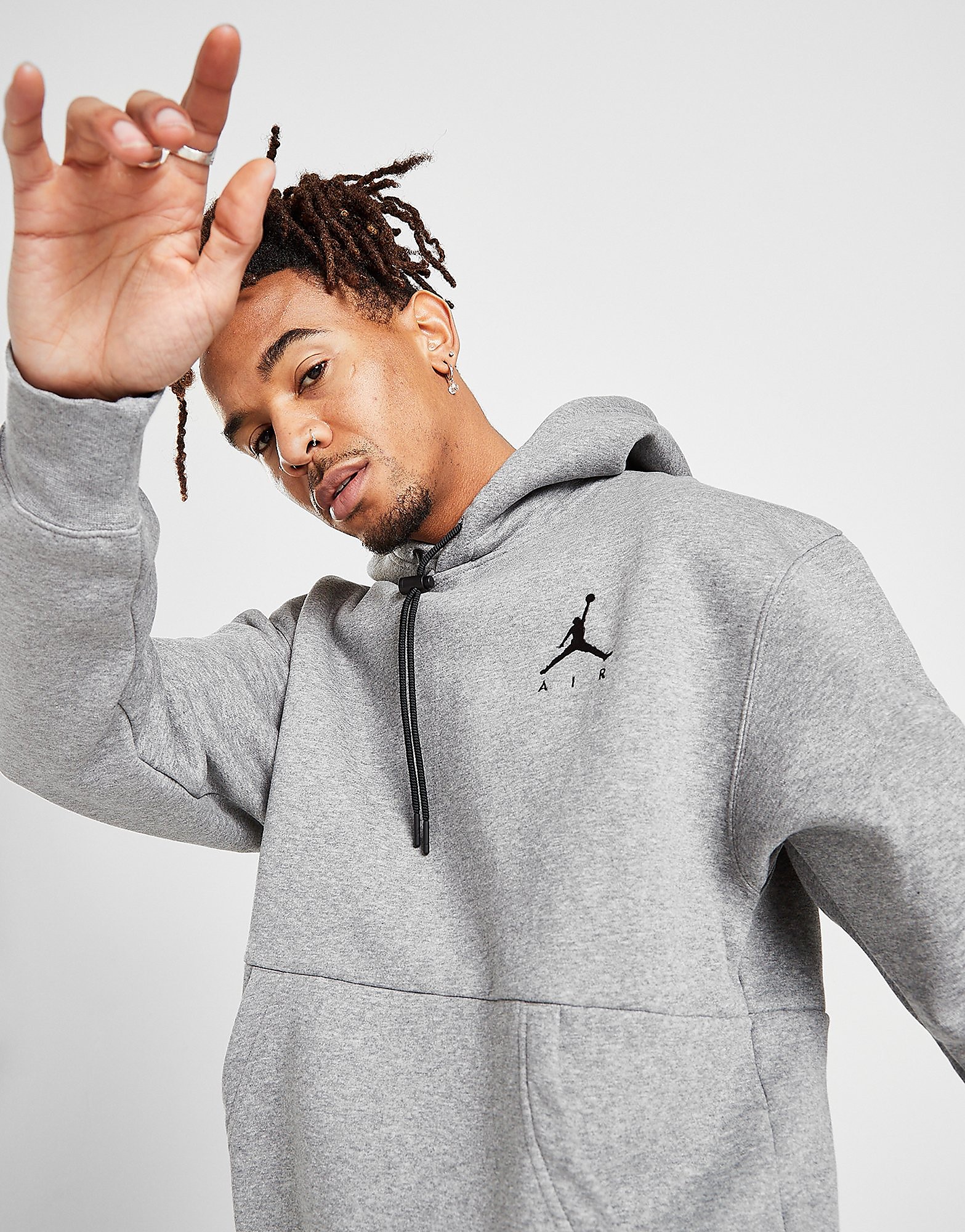 

Jordan Jumpman Air Pullover Hoodie - Grey - Mens, Grey
