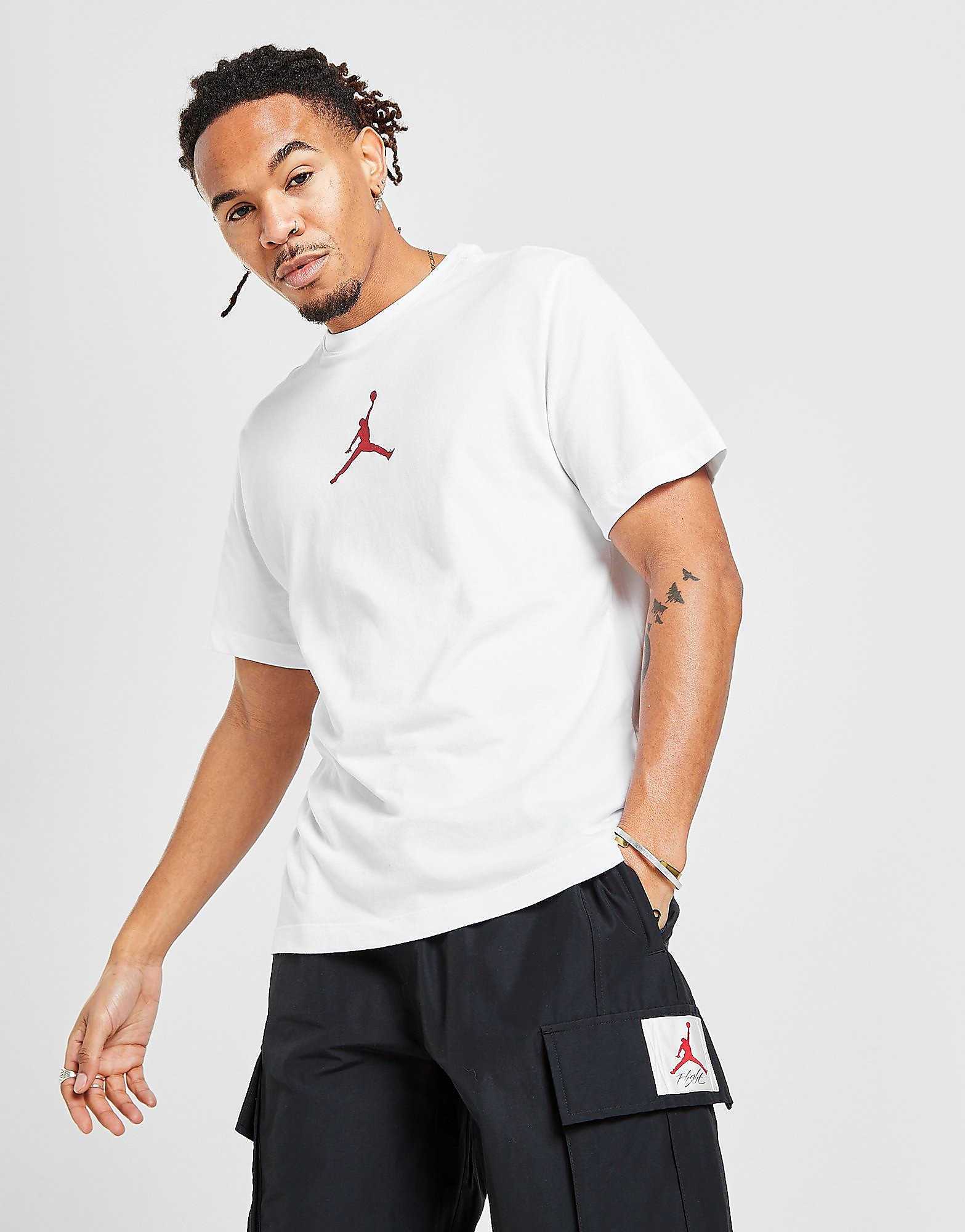 

Jordan Jumpman Crew T-Shirt - White, White