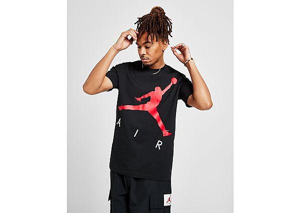 Jordan T-shirt Jumpman Air Homme - Black/Gym Red, Black/Gym Red