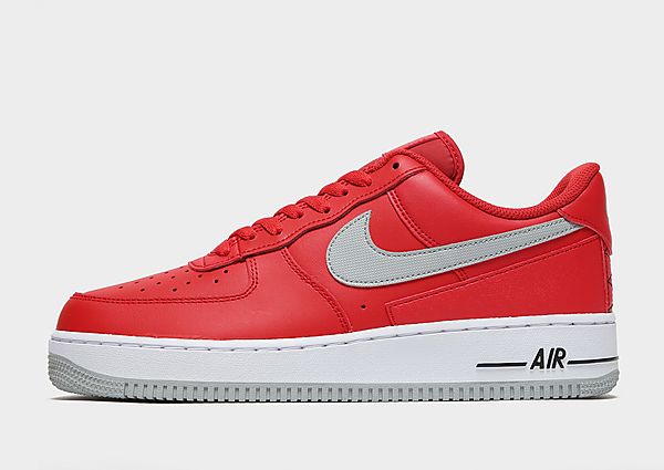 Nike Air Force 1 Low Homme - University Red/Black/White/Light Smoke Grey, University Red/Black/White