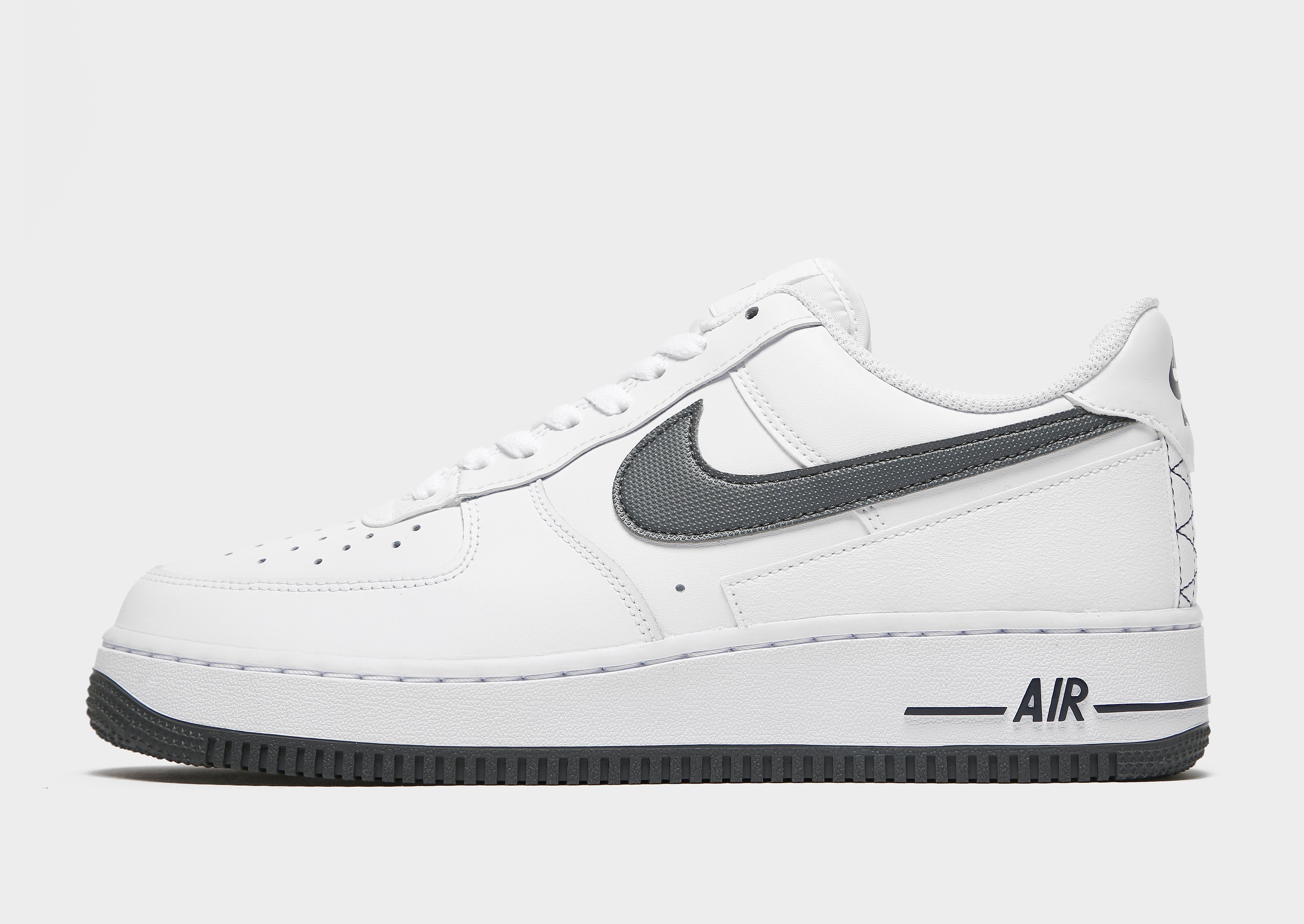 

Nike Air Force 1 Low - Only at JD - White/Obsidian/Iron Grey - Mens, White/Obsidian/Iron Grey