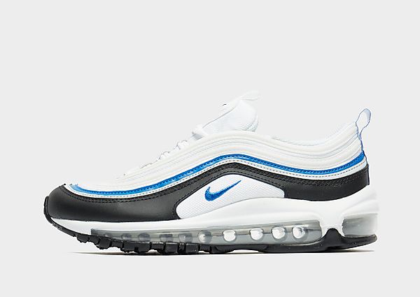 Nike Air Max 97 Enfant - White/Black/Pure Platinum/Signal Blue, White/Black/Pure Platinum/Signal Blu