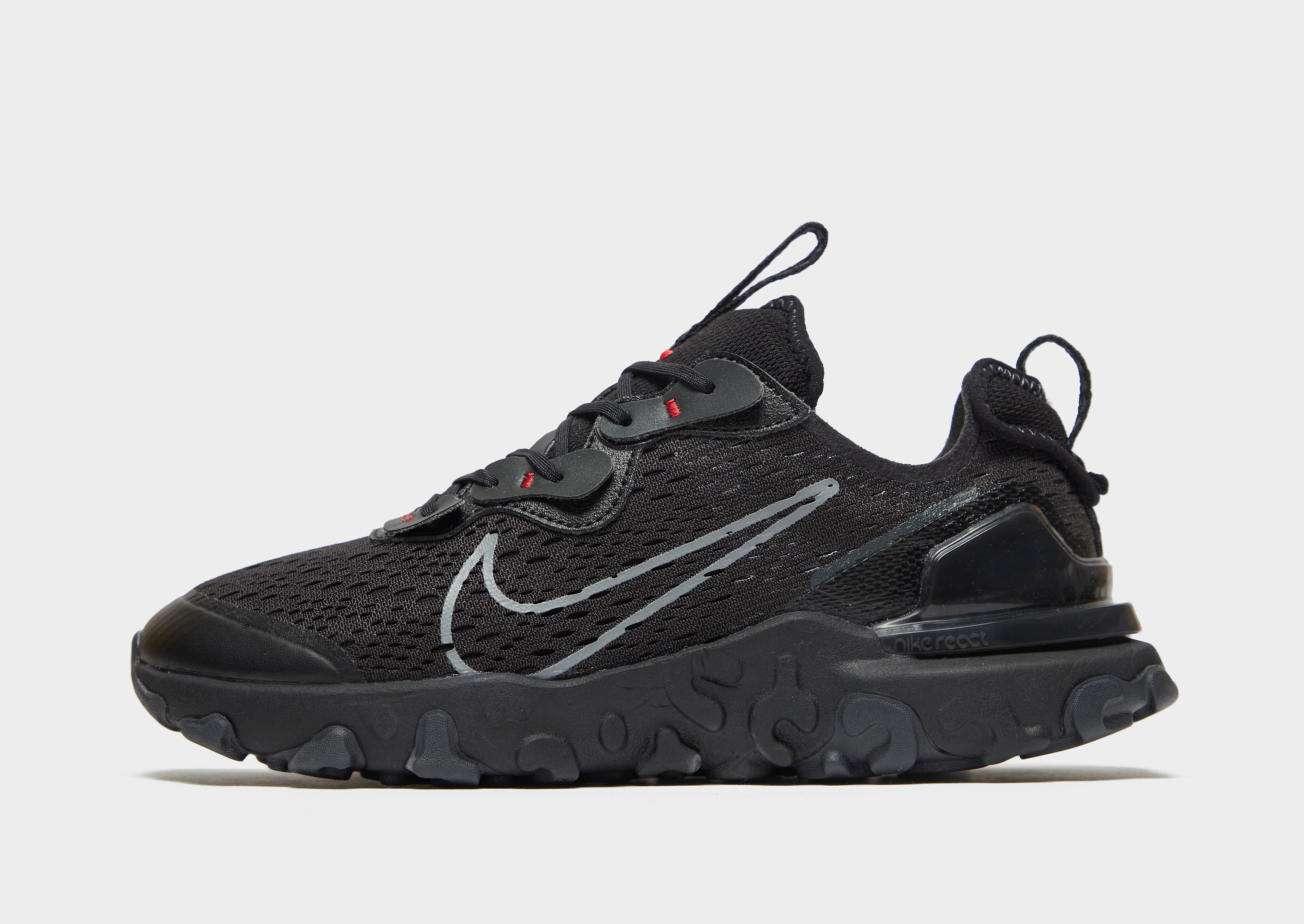 

Nike React Vision Junior - Only at JD - Black/University Red/Dark Smoke Grey/Smoke Grey - Kids, Black/University Red/Dark Smoke Grey/Smoke Grey