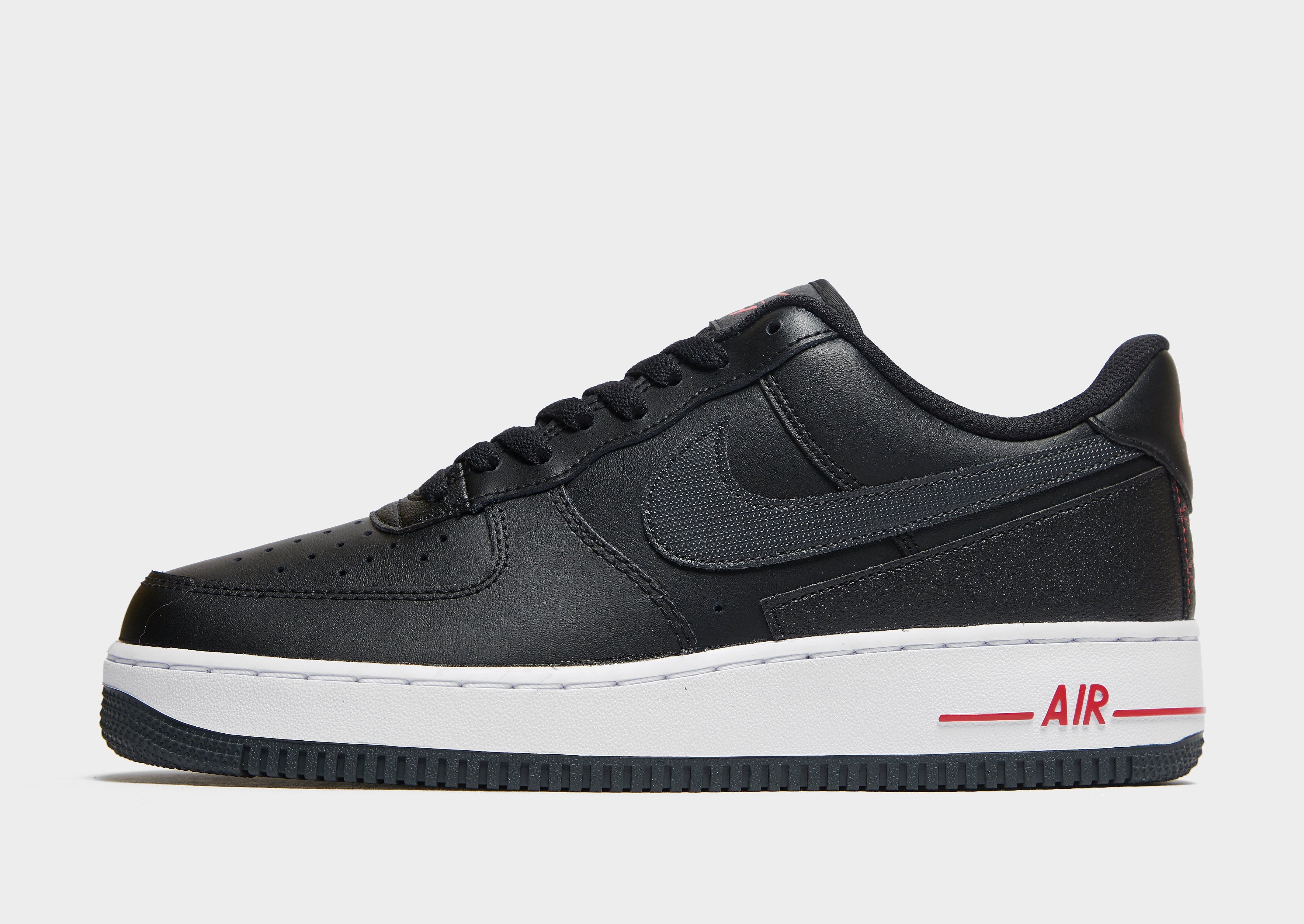 

Nike Air Force 1 Low - Only at JD - Black/University Red/White/Dark Smoke Grey - Mens, Black/University Red/White/Dark Smoke Grey