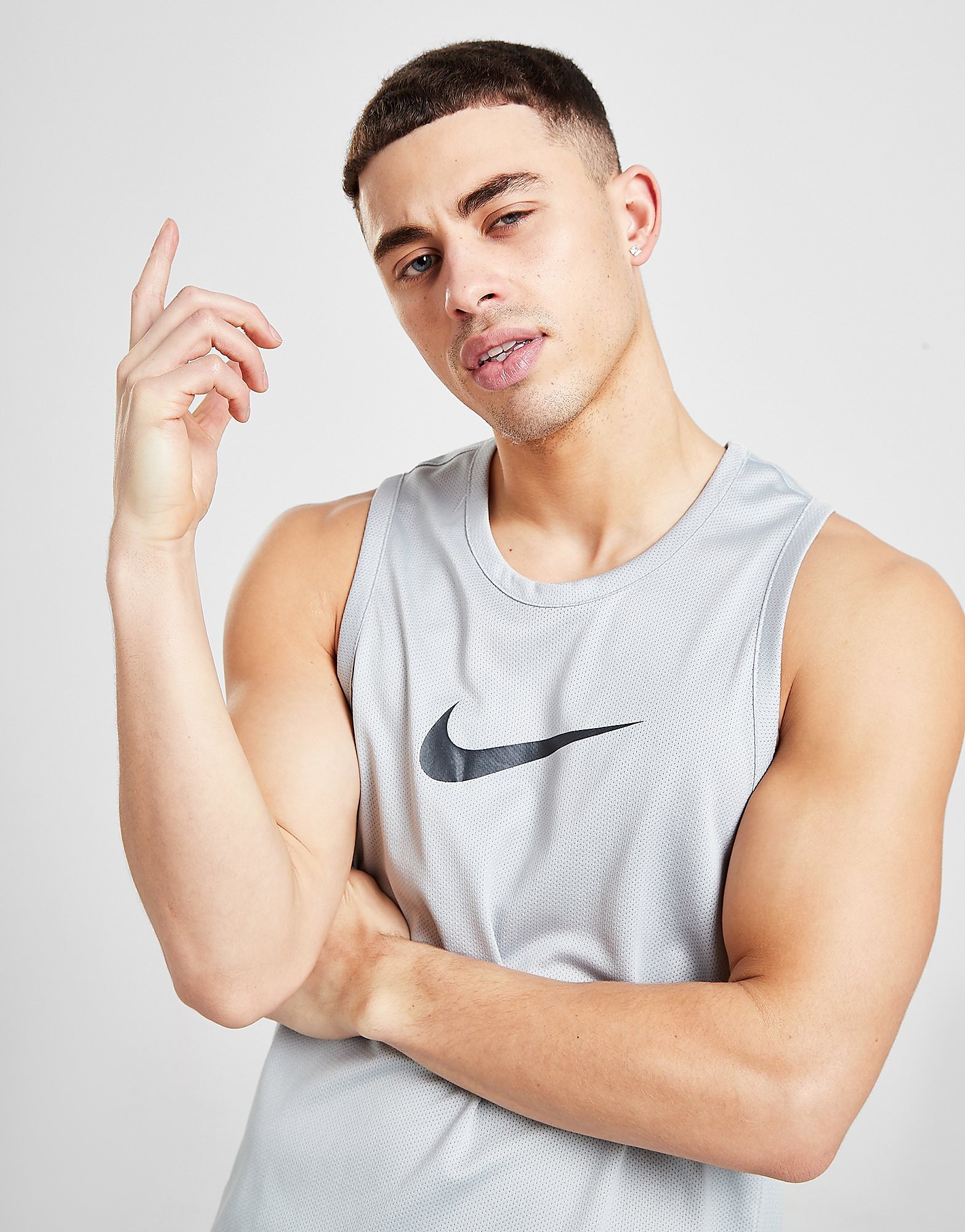 

Nike Basketball Vest - Grey - Mens, Grey