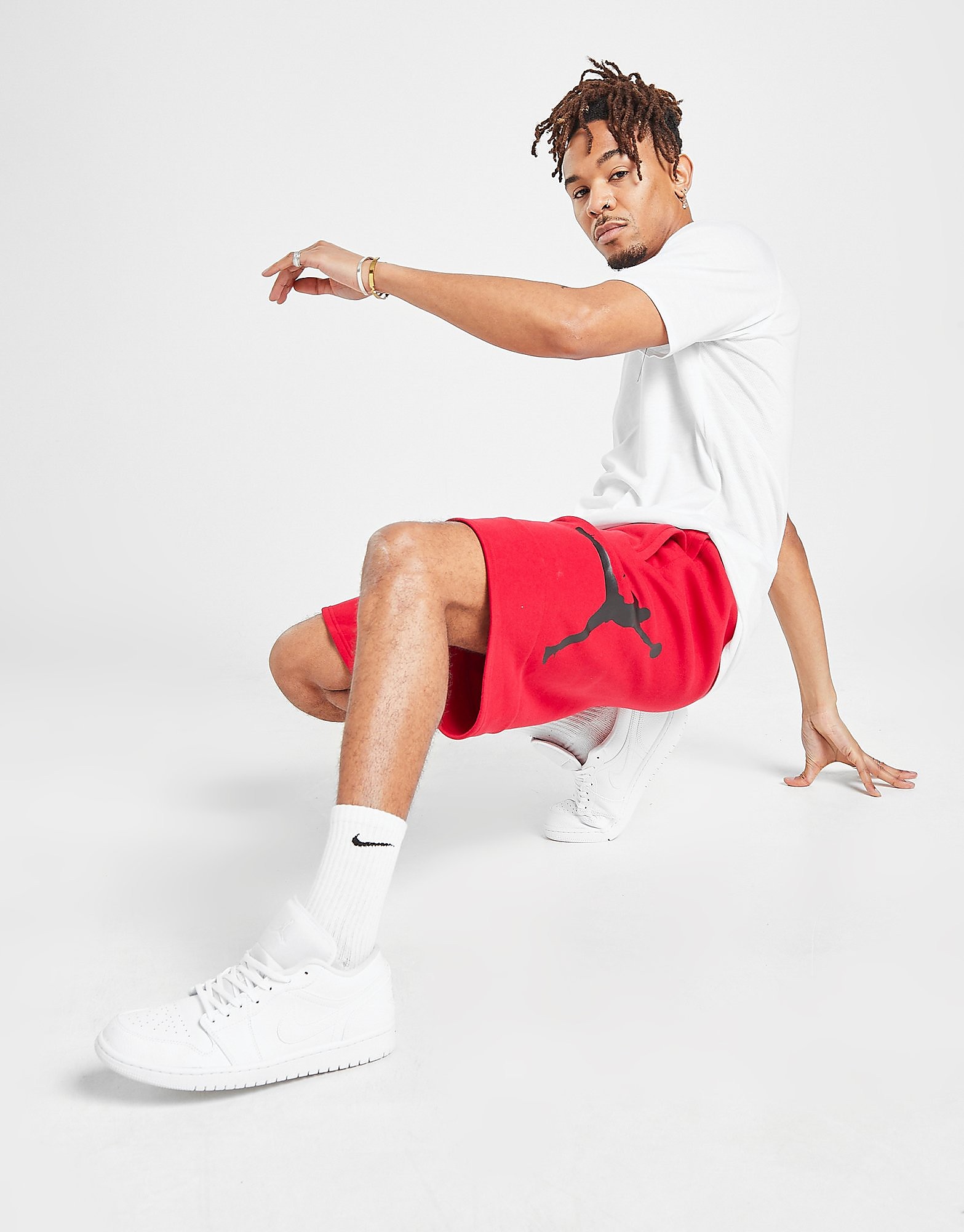 

Jordan Jumpman Air Fleece Shorts - Gym Red/Gym Red/Black - Mens, Gym Red/Gym Red/Black
