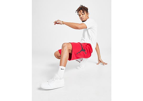 Jordan Short Jumpman Air Fleece Short - Gym Red/Gym Red/Black, Gym Red/Gym Red/Black