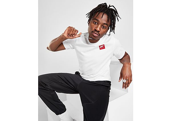 Jordan T-shirt Jumpman Back Logo Homme - White/Gym Red, White/Gym Red
