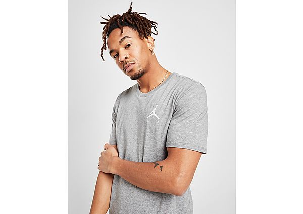 Jordan T-Shirt Air Embroidered Homme - Carbon Heather/White, Carbon Heather/White