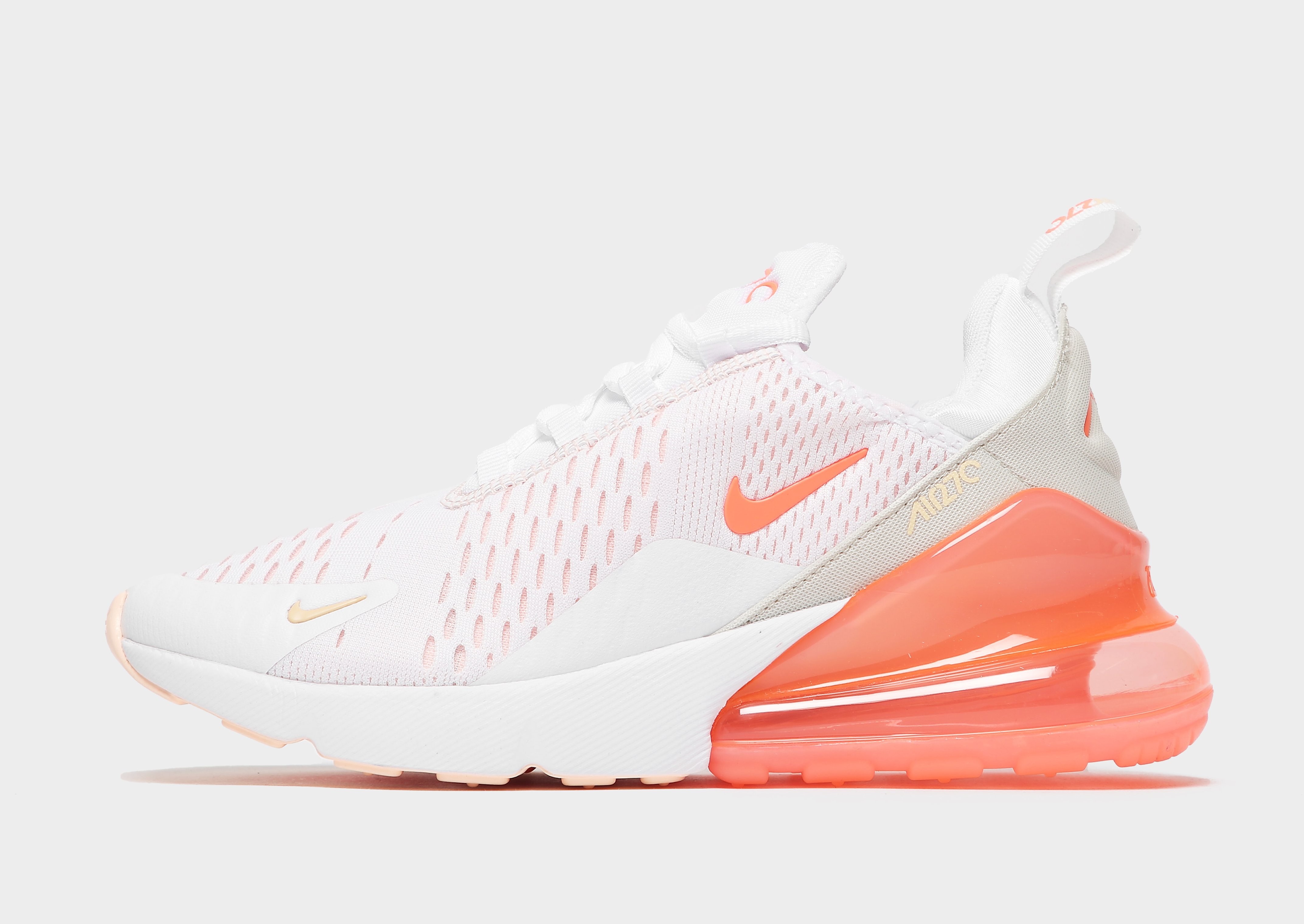 

Nike Air Max 270 Women's - White/Crimson Tint/Pearl White/Bright Mango, White/Crimson Tint/Pearl White/Bright Mango