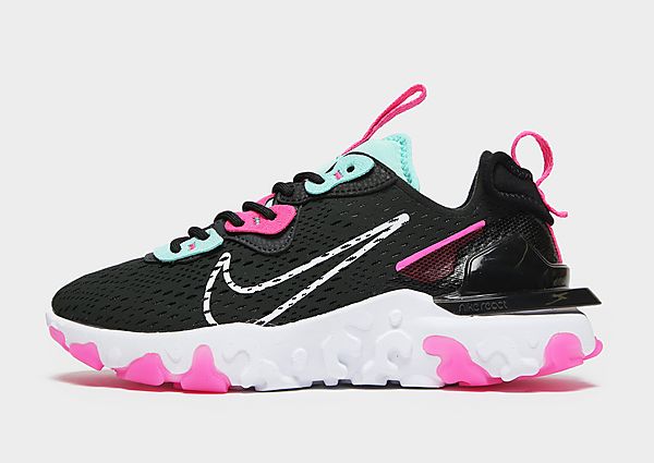 Nike Baskets React Vision Femme - Dark Smoke Grey/Pink Blast/Tropical Twist/White, Dark Smoke Grey/P