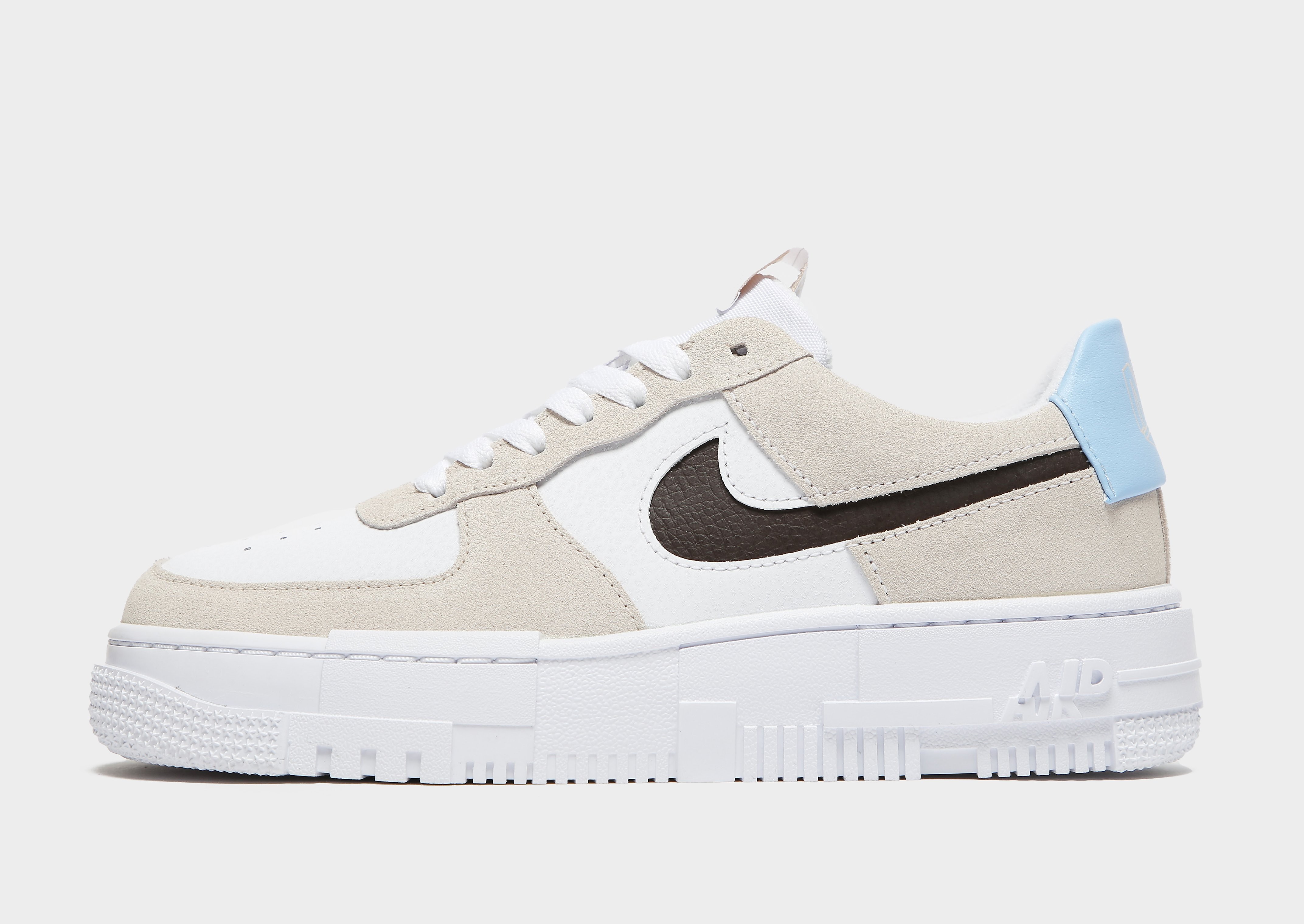 

Nike Air Force 1 Pixel Women's - Desert Sand/White/Psychic Blue/Dark Cinder/Brown, Desert Sand/White/Psychic Blue/Dark Cinder/Brown