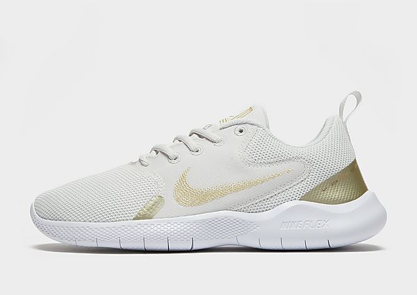 Nike Flex Experience Run 10 Femme - Platinum Tint/White/Metallic Gold Star, Platinum Tint/White/Meta