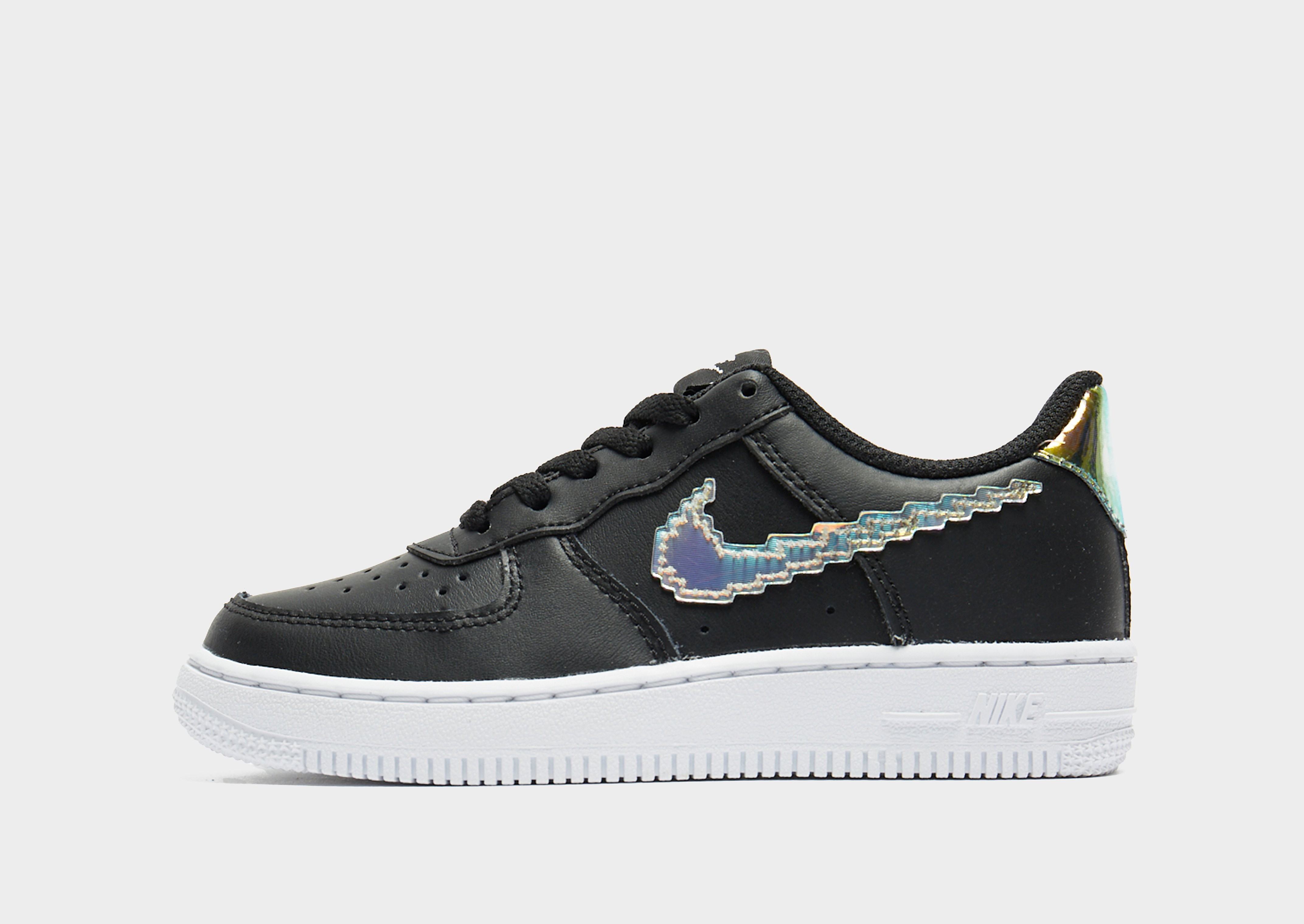 

Nike Air Force 1 Children - Black/White/Multi-Colour - Kids, Black/White/Multi-Colour